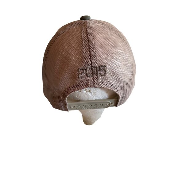 Fighting Island Embroidered Mesh Back Adjustable Baseball Cap - Picture 4 of 6